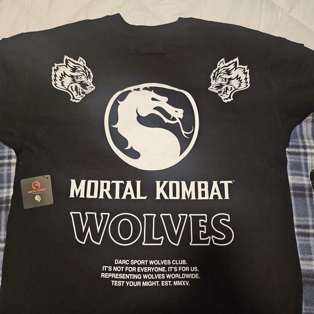 Darc Sport Black Mortal Kombat Wolves Graphic Tee